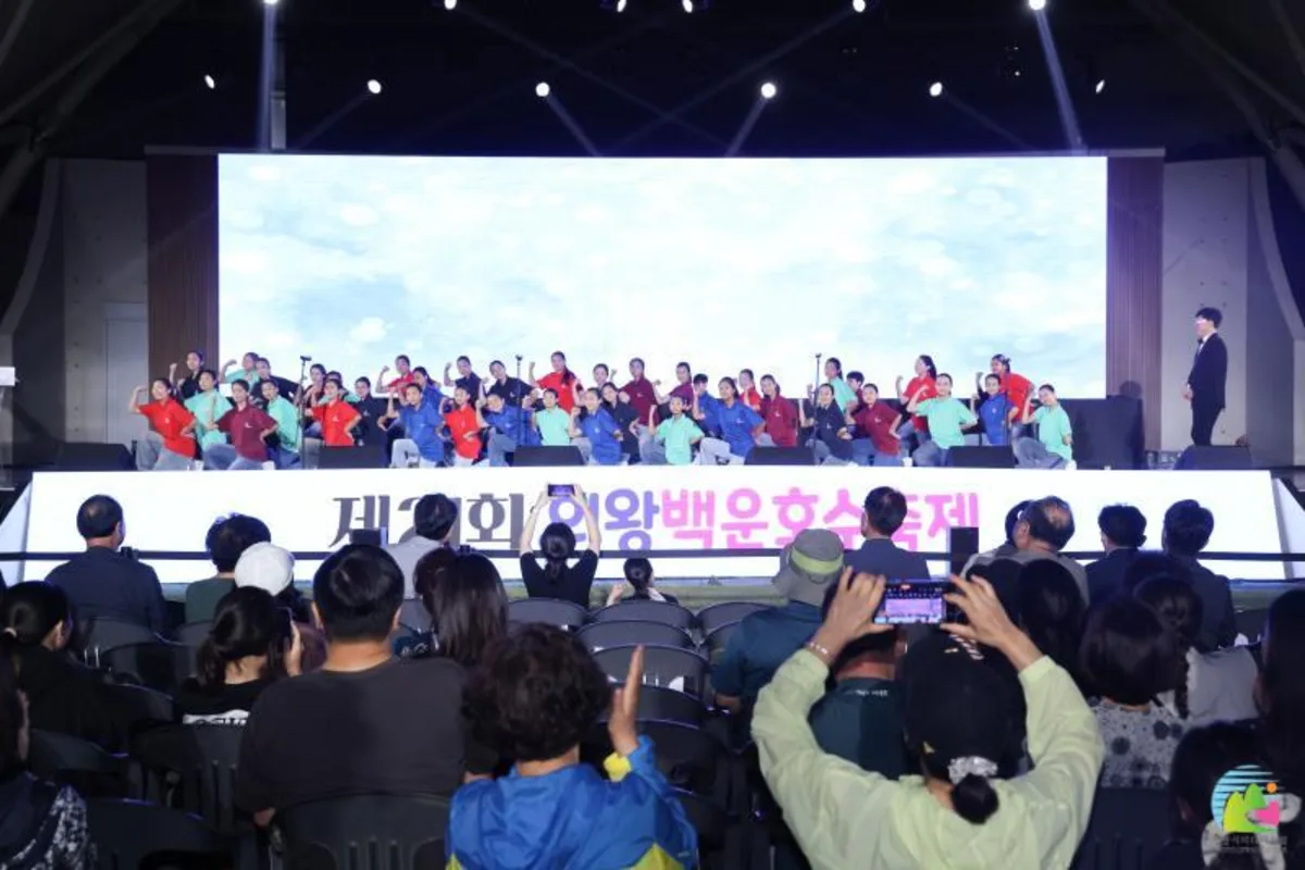 사전공연 의왕시립소년소녀합창단 무대